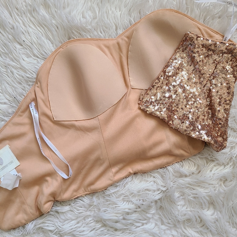 Sequin Bustier - image 5